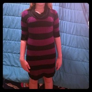 A sweater dress